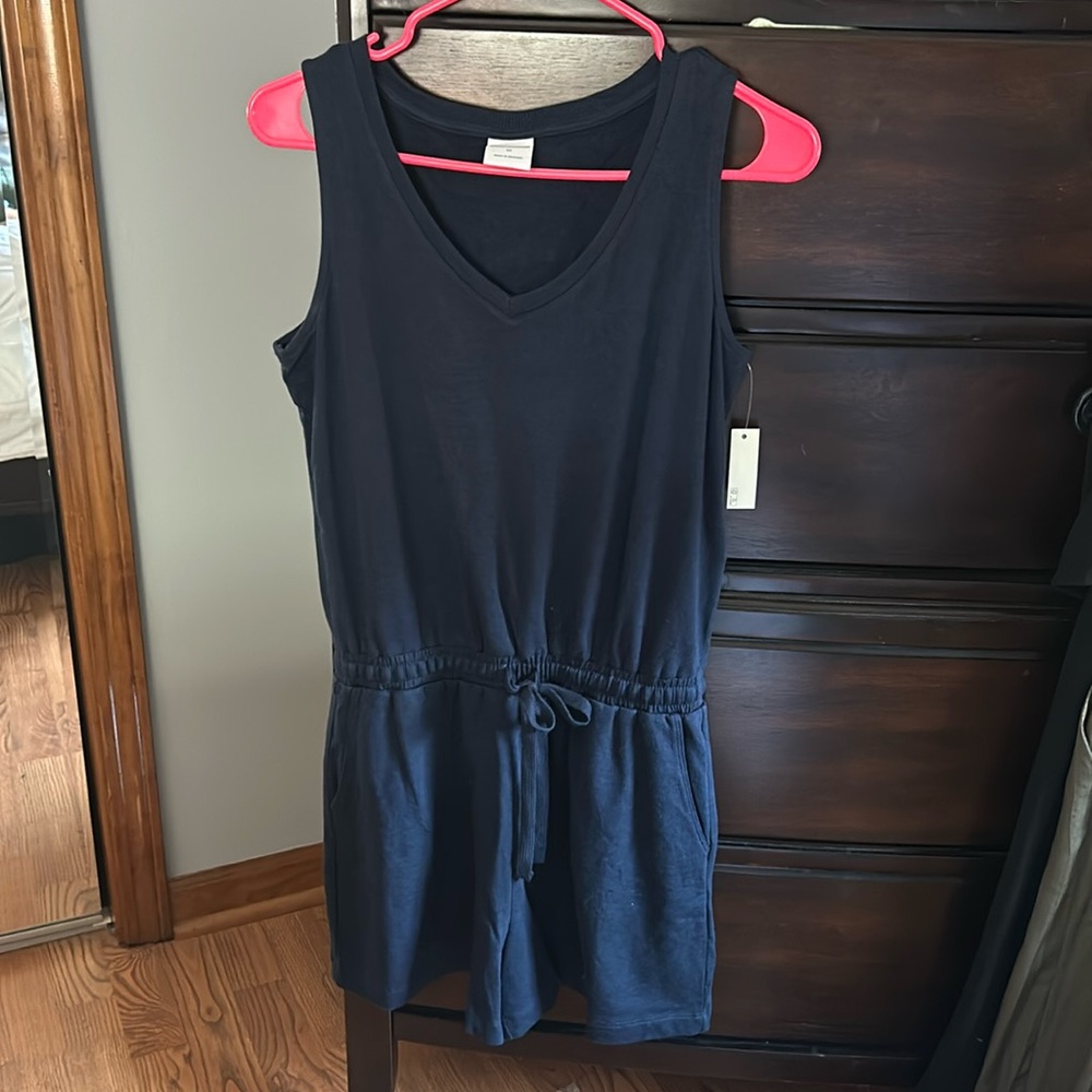 NWT XS Amazon essentials Navy romper